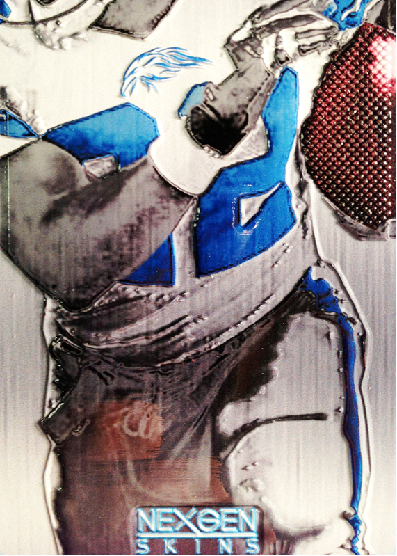 Nexgen Skins - Zestaw skórek na obudowę z efektem 3D Samsung GALAXY Note 2 (Running Back 3D)