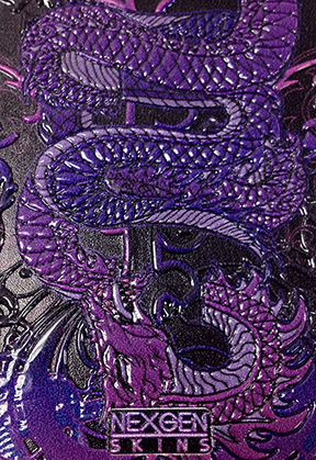 Nexgen Skins - Zestaw skórek na obudowę z efektem 3D iPad 2/3/4 (Serpentine 3D)
