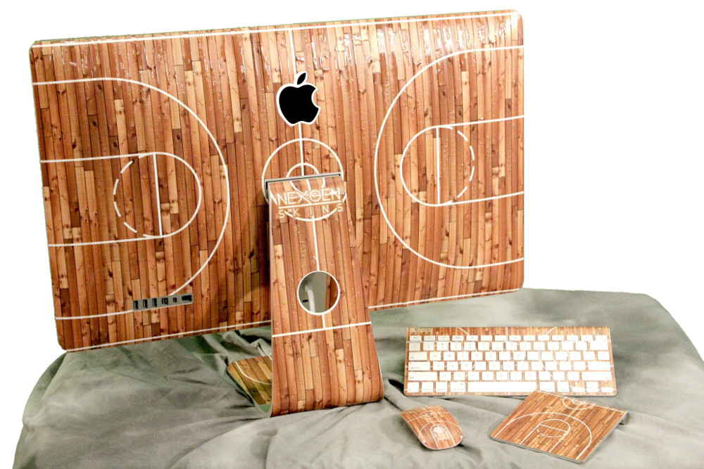 Nexgen Skins - Zestaw skórek na obudowę z efektem 3D iMac 27" (Hardwood Classic 3D)