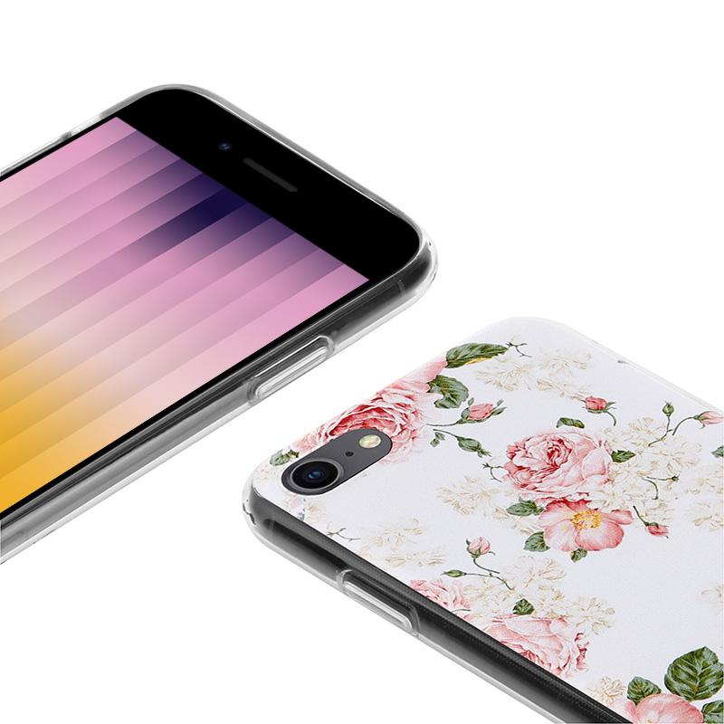 Crong Flower Case – Etui iPhone SE (2022/2020) / 8 / 7 (wzór 02)