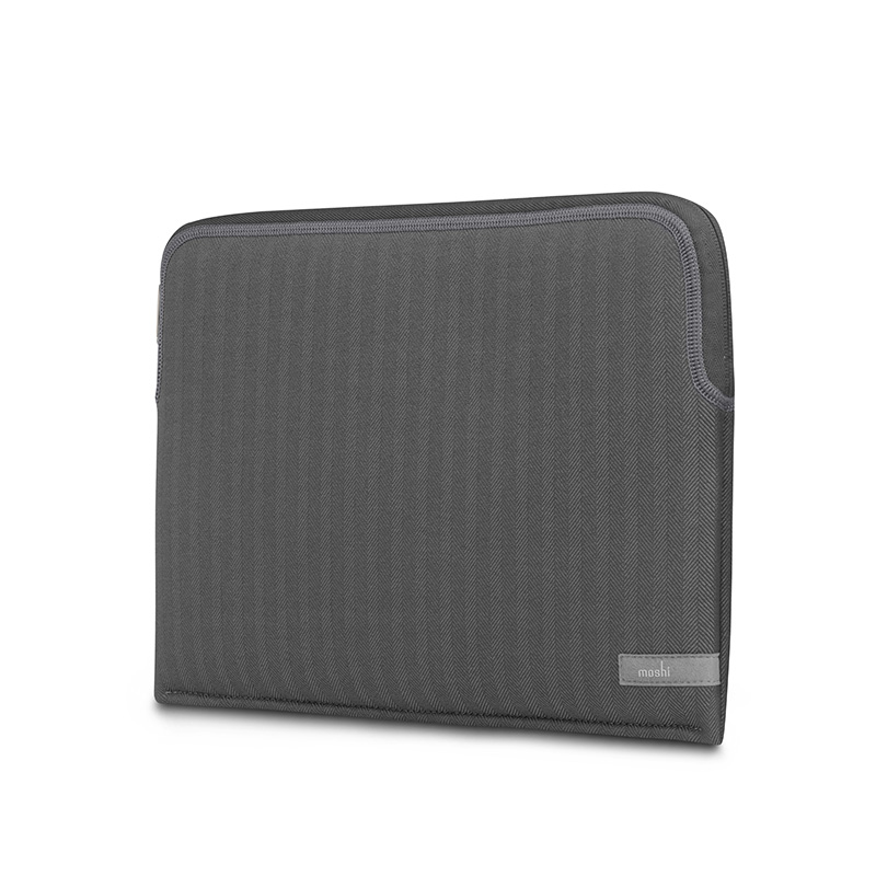 Moshi Pluma - Pokrowiec MacBook Pro 14" (M4/M3/M2/M1/2024-2021) (Herringbone Gray)