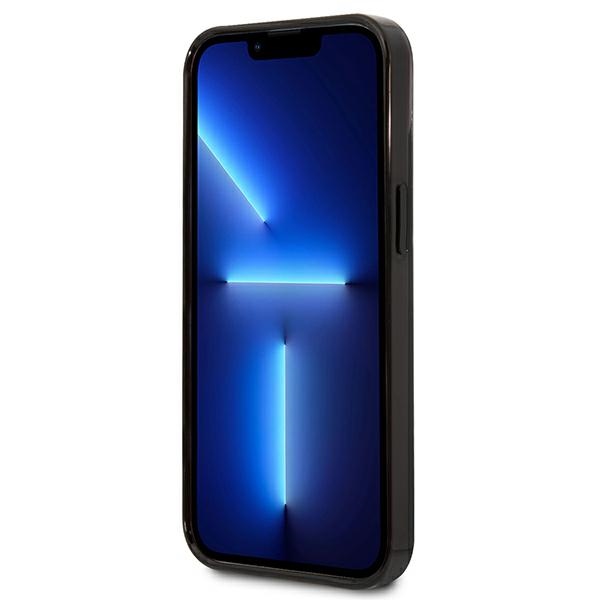 Karl Lagerfeld Gradient Ikonik Karl & Choupette - Etui iPhone 13  mini (czarny)