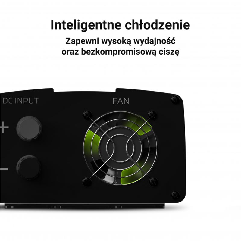 Green Cell - Przetwornica napięcia Inwerter 24V na 230V 1000W/2000W Modyfikowana sinusoida