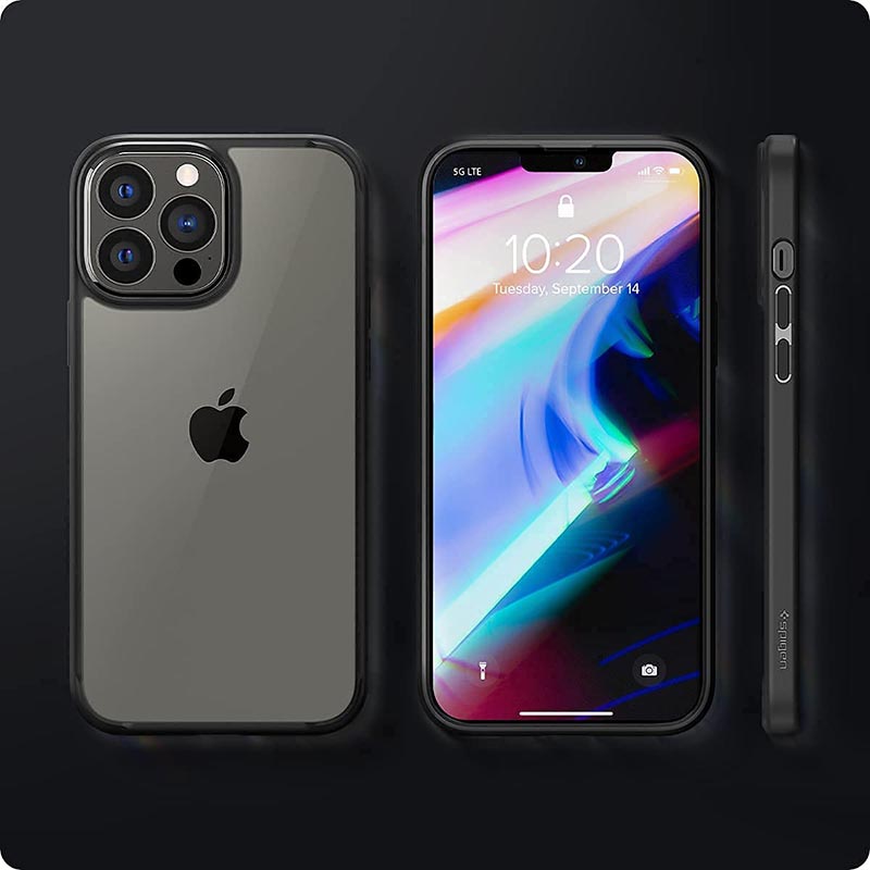 Spigen Ultra Hybrid - Etui do iPhone 13 Pro (Czarny)