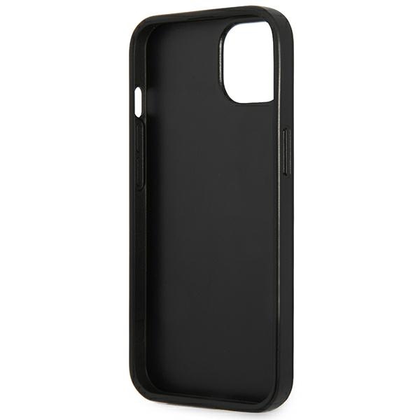 Guess Saffiano Triangle Logo Case – Etui iPhone 13 Mini (srebrny)
