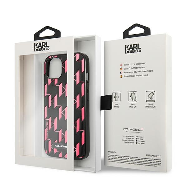 Karl Lagerfeld Monogram Plaque - Etui iPhone 13 Mini