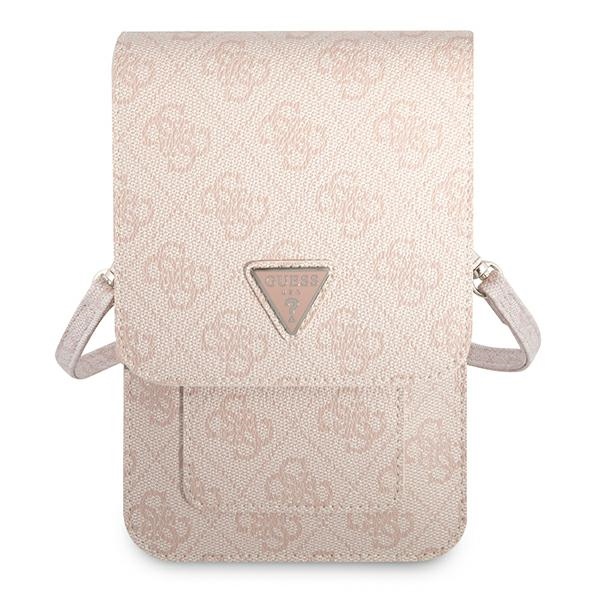 Guess Wallet 4G Triangle Logo Phone Bag – Torba na smartfona i akcesoria (Pink)
