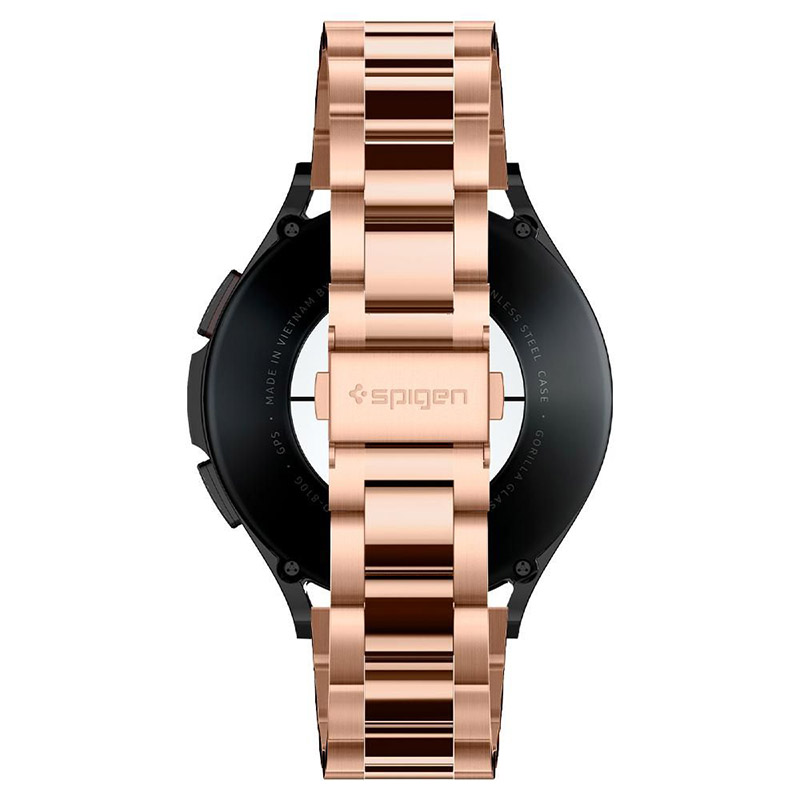 Spigen Modern Fit Band - Bransoleta do Samsung Galaxy Watch 4 / 5 / 5 Pro / 6 (Różowe złoto)