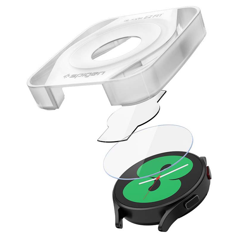 Spigen GLAS.TR EZ FIT 2-Pack - Szkło hartowane do Samsung Galaxy Watch 4 / 5 40 mm (2 szt)