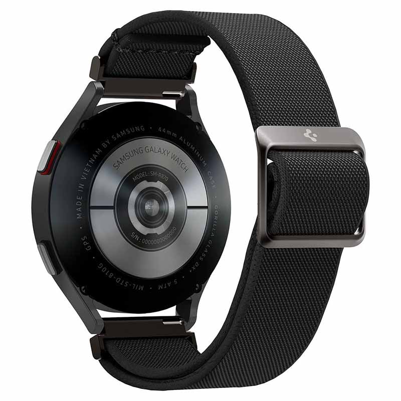 Spigen Fit Lite Band - Pasek do Samsung Galaxy Watch 4 / 5 / 5 Pro / 6 (Czarny)
