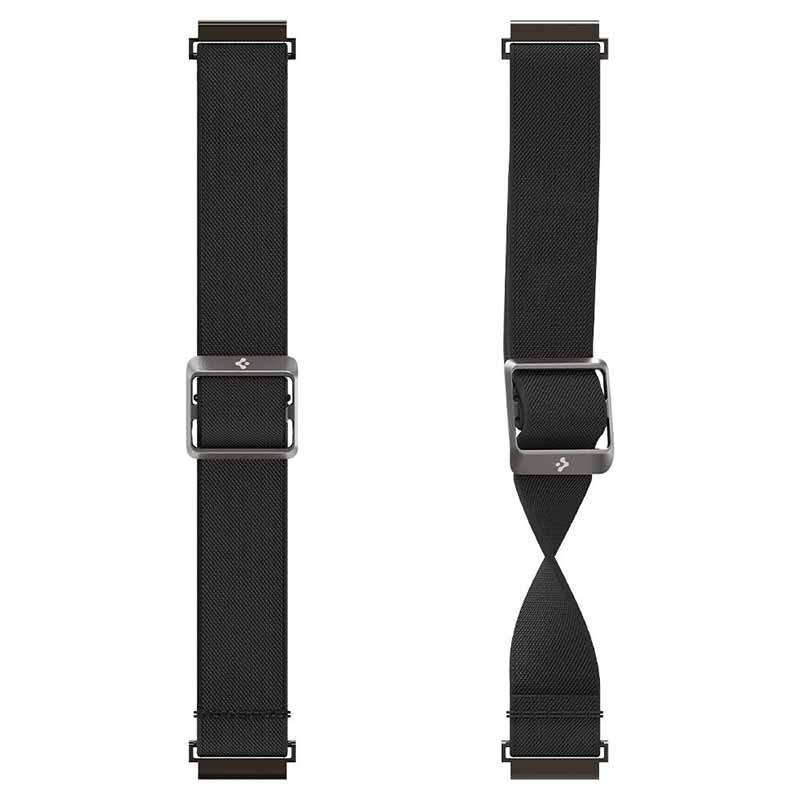Spigen Fit Lite Band - Pasek do Samsung Galaxy Watch 4 / 5 / 5 Pro / 6 (Czarny)