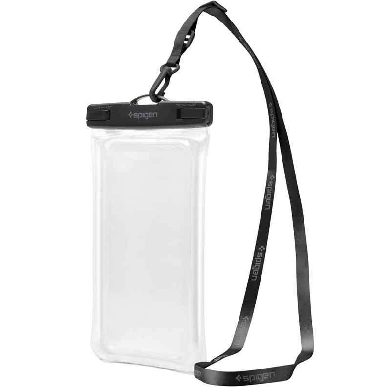 Spigen A610 Universal Waterproof Float Case - Etui do smartfonów do 6.9" (przezoczysty)