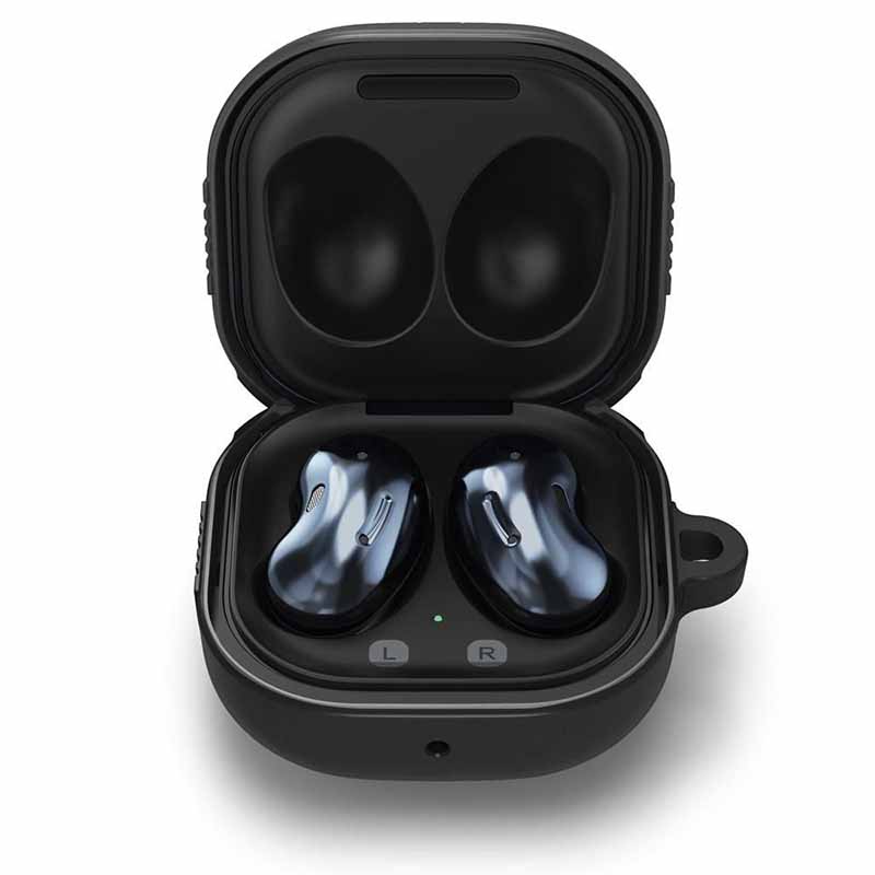 Spigen Rugged Armor - Etui do Samsung Galaxy Buds FE / 2 Pro / 2  / Live / Pro (Czarny)