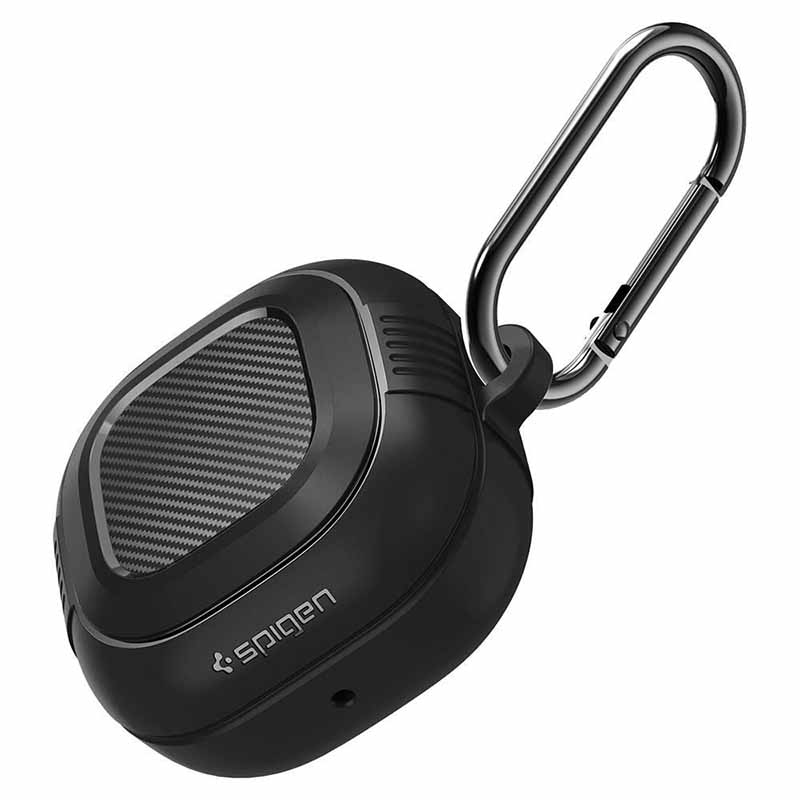 Spigen Rugged Armor - Etui do Samsung Galaxy Buds FE / 2 Pro / 2  / Live / Pro (Czarny)