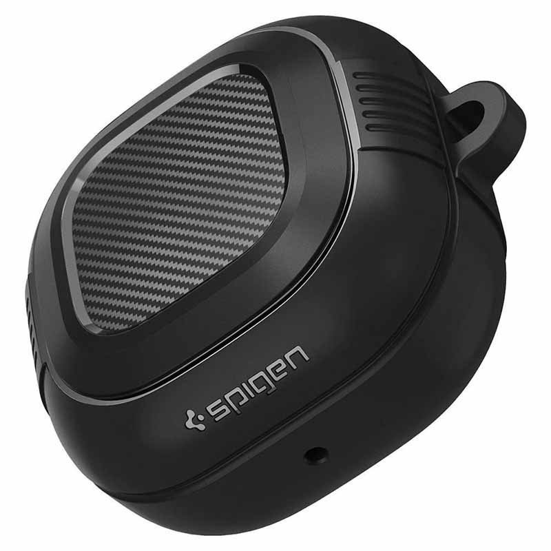 Spigen Rugged Armor - Etui do Samsung Galaxy Buds FE / 2 Pro / 2  / Live / Pro (Czarny)
