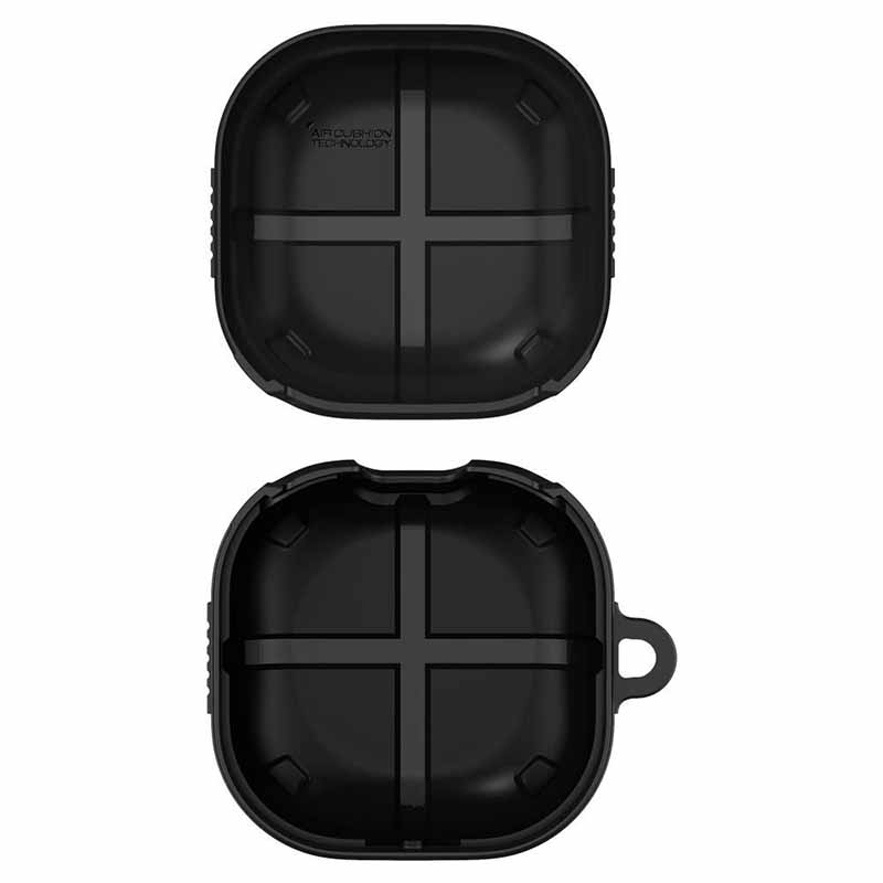 Spigen Rugged Armor - Etui do Samsung Galaxy Buds FE / 2 Pro / 2  / Live / Pro (Czarny)