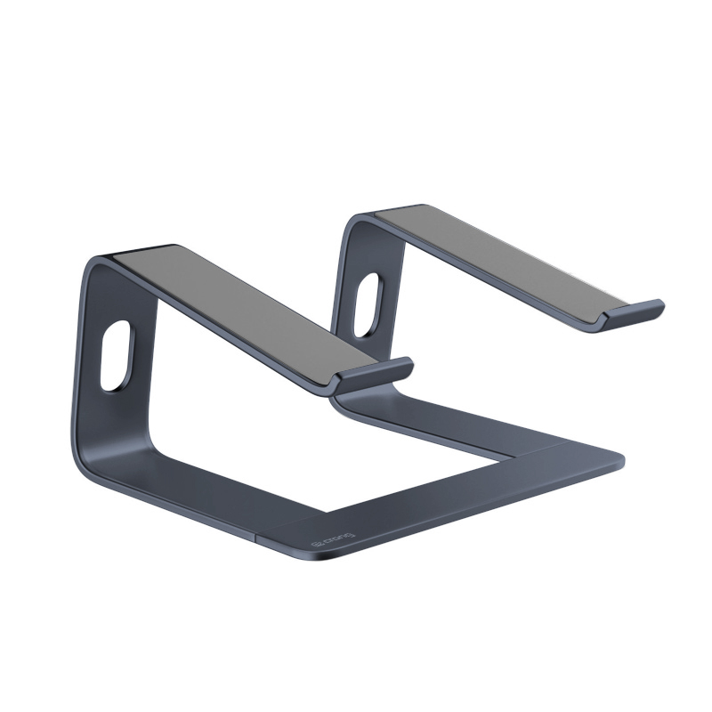 Crong AluBench – Aluminiowa podstawka do laptopa (grafitowy)
