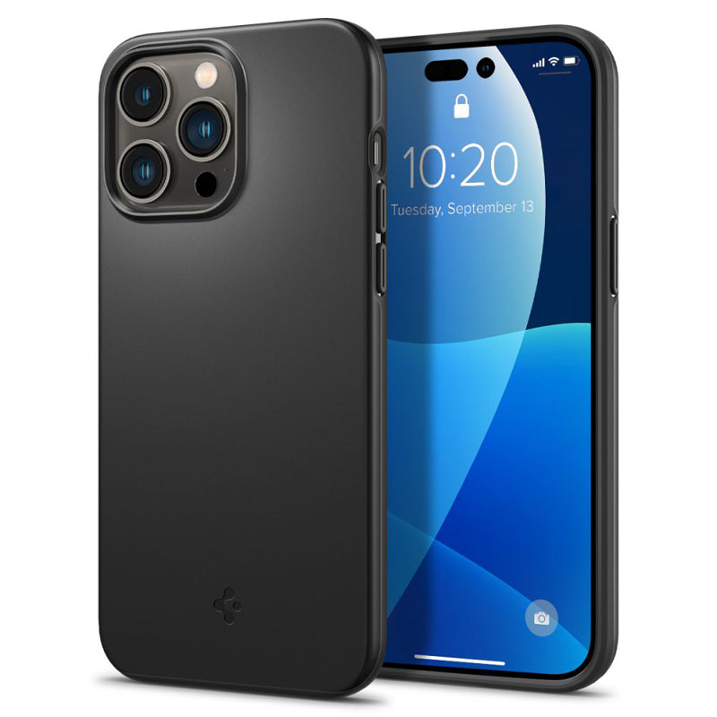Spigen Thin Fit – Etui do iPhone 14 Pro (Czarny)