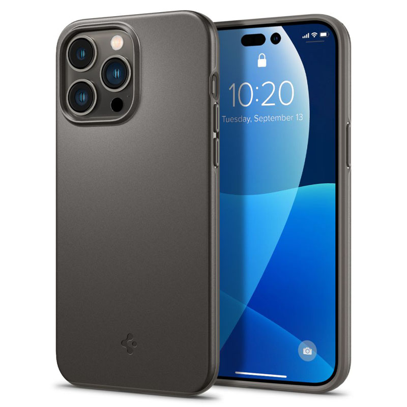 Spigen Thin Fit – Etui do iPhone 14 Pro Max (Gunmetal)