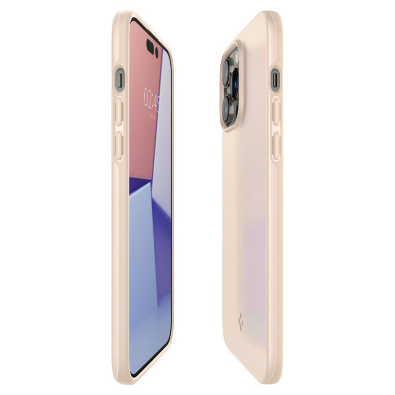 Spigen Thin Fit – Etui do iPhone 14 Pro Max (Beżowy)