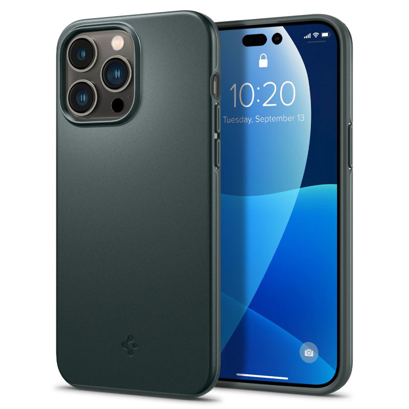 Spigen Thin Fit – Etui do iPhone 14 Pro Max (Zielony)