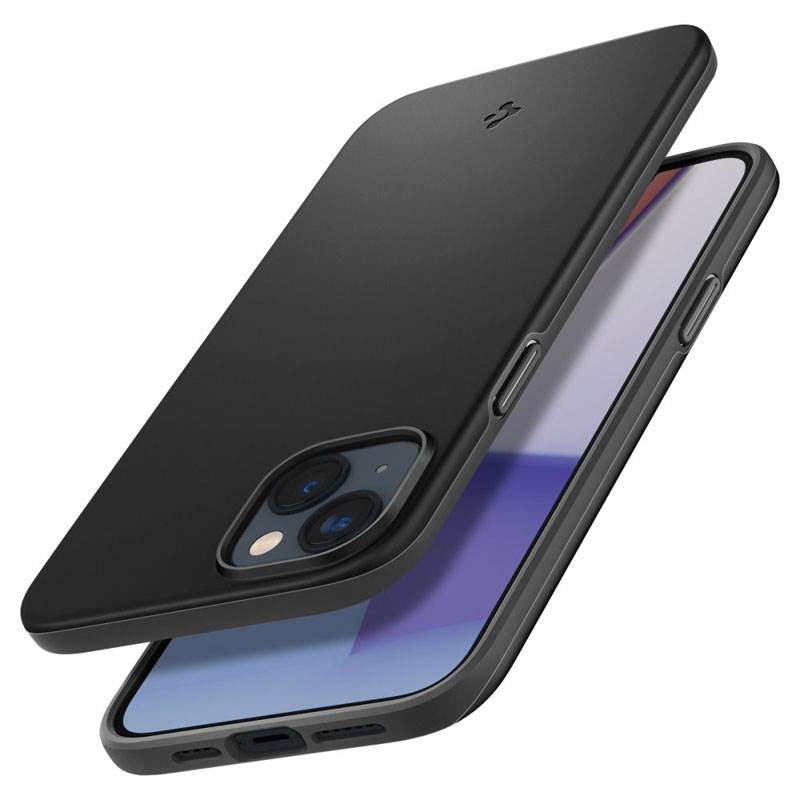 Spigen Thin Fit – Etui do iPhone 15 Plus / iPhone 14 Plus (Czarny)