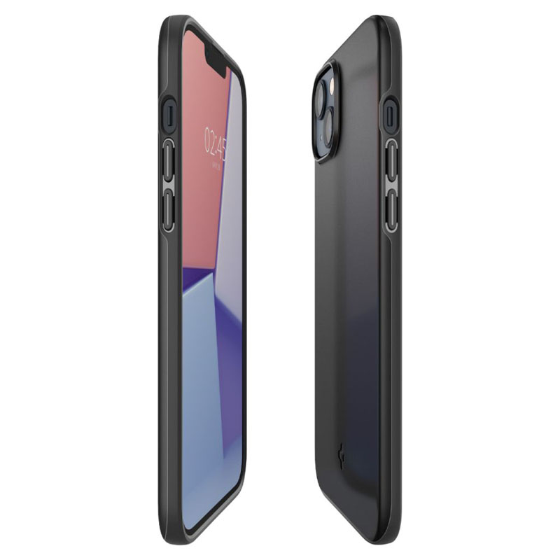 Spigen Thin Fit – Etui do iPhone 15 Plus / iPhone 14 Plus (Czarny)