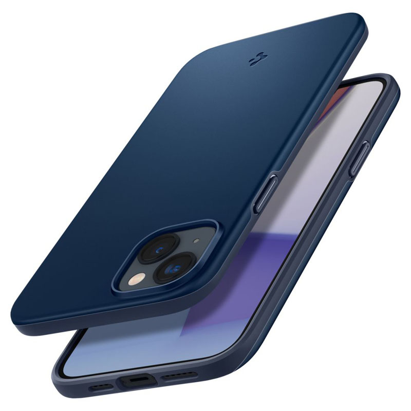 Spigen Thin Fit – Etui do iPhone 15 Plus / iPhone 14 Plus (Granatowy)