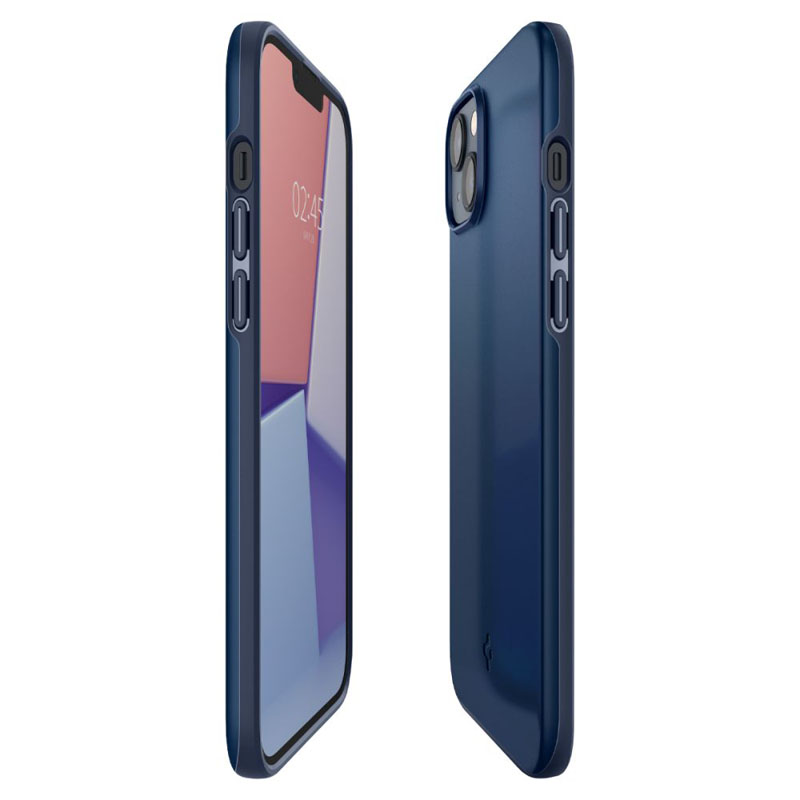 Spigen Thin Fit – Etui do iPhone 15 Plus / iPhone 14 Plus (Granatowy)