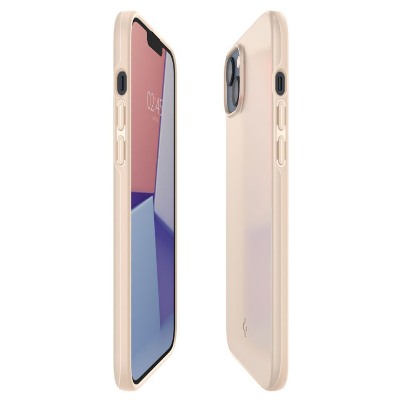 Spigen Thin Fit – Etui do iPhone 15 Plus / iPhone 14 Plus (Beżowy)