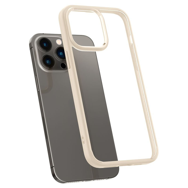 Spigen Ultra Hybrid - Etui do iPhone 14 Pro Max (Beżowy)