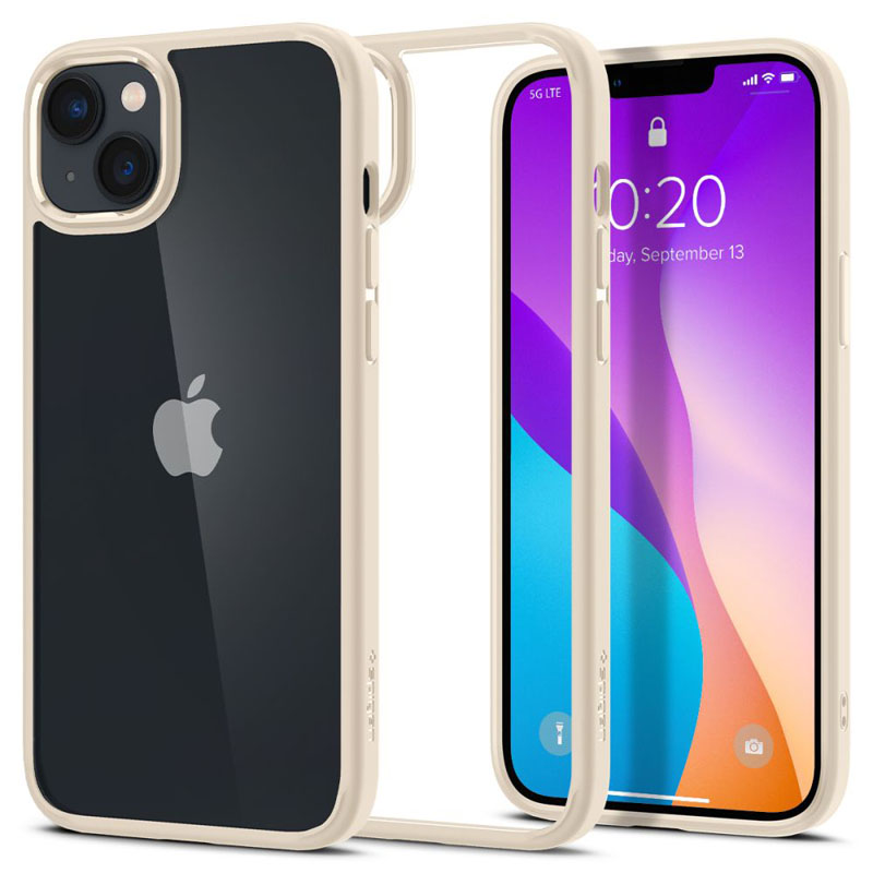 Spigen Ultra Hybrid -  Etui do iPhone 15 Plus / iPhone 14 Plus (Beżowy)