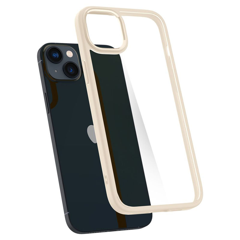 Spigen Ultra Hybrid -  Etui do iPhone 15 Plus / iPhone 14 Plus (Beżowy)