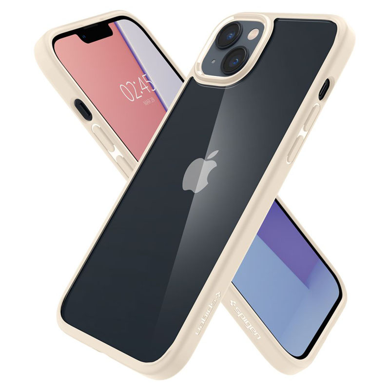 Spigen Ultra Hybrid -  Etui do iPhone 15 Plus / iPhone 14 Plus (Beżowy)