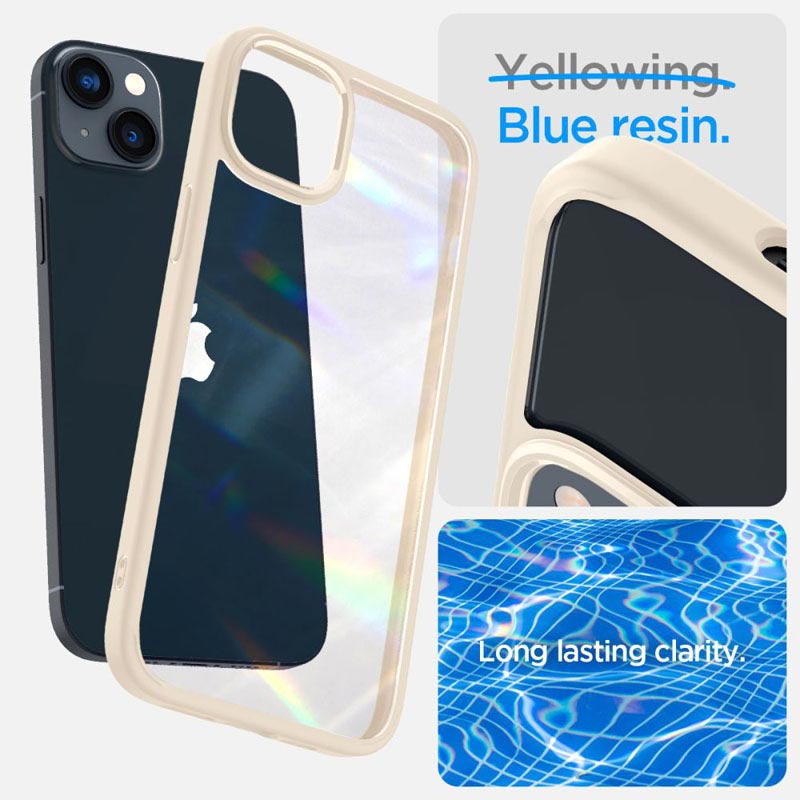 Spigen Ultra Hybrid -  Etui do iPhone 15 Plus / iPhone 14 Plus (Beżowy)
