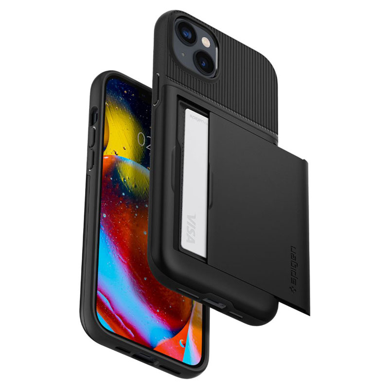 Spigen Slim Armor CS – Etui do iPhone 15 Plus / iPhone 14 Plus (Czarny)