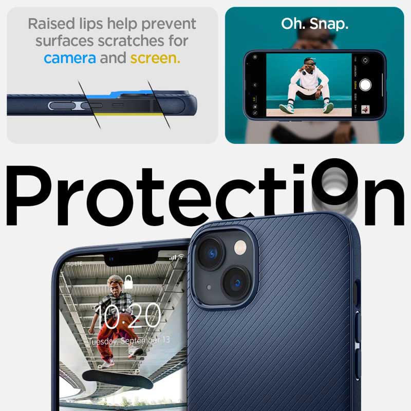 Spigen Mag Armor – Etui do iPhone 15 Plus / iPhone 14 Plus (Granatowy)