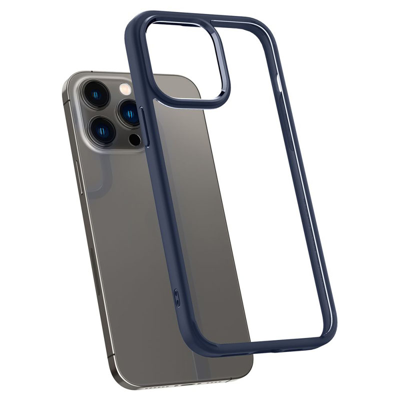Spigen Ultra Hybrid -  Etui do iPhone 14 Pro (Granatowy)