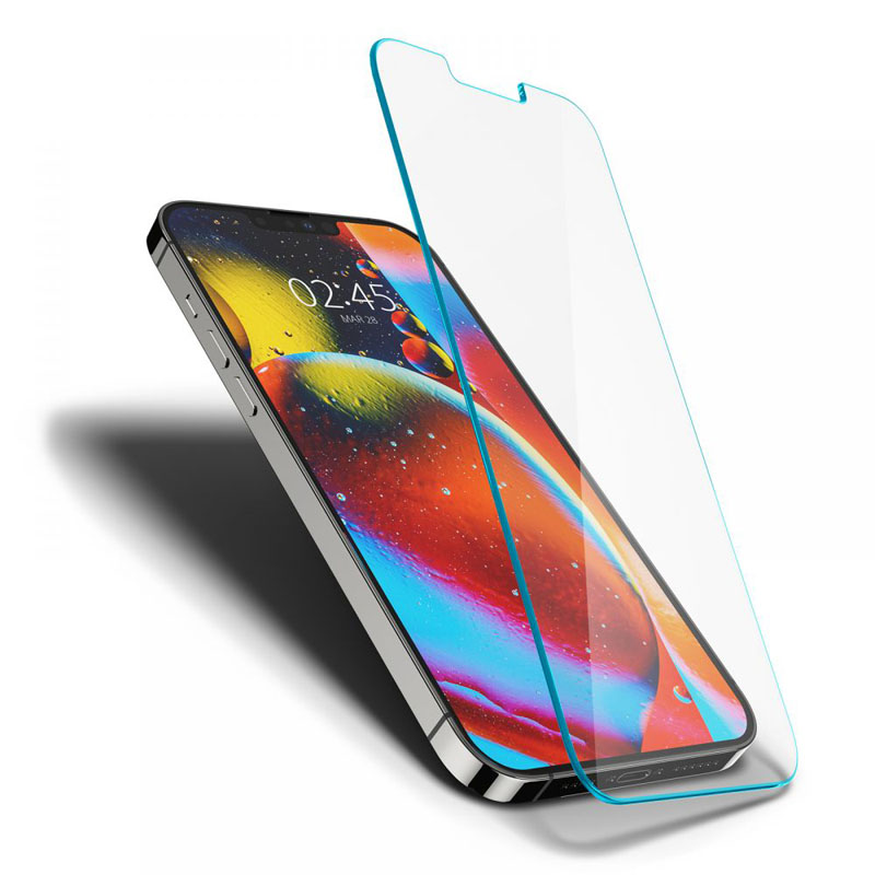 Spigen Glas.TR Slim – Szkło hartowane do iPhone 16e / iPhone 14 / iPhone 13 / iPhone 13 Pro