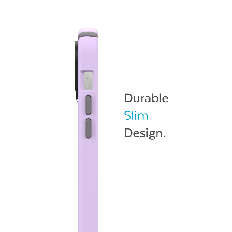 Speck Presidio2 Pro - Antybakteryjne etui iPhone 14 Pro Max (Spring Purple / Cloudygrey / White)