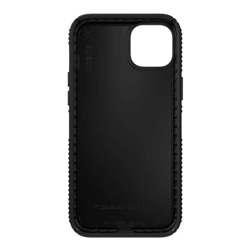 Speck Presidio2 Grip - Antypoślizgowe etui iPhone 15 Plus / 14 Plus (Black / Black / White)