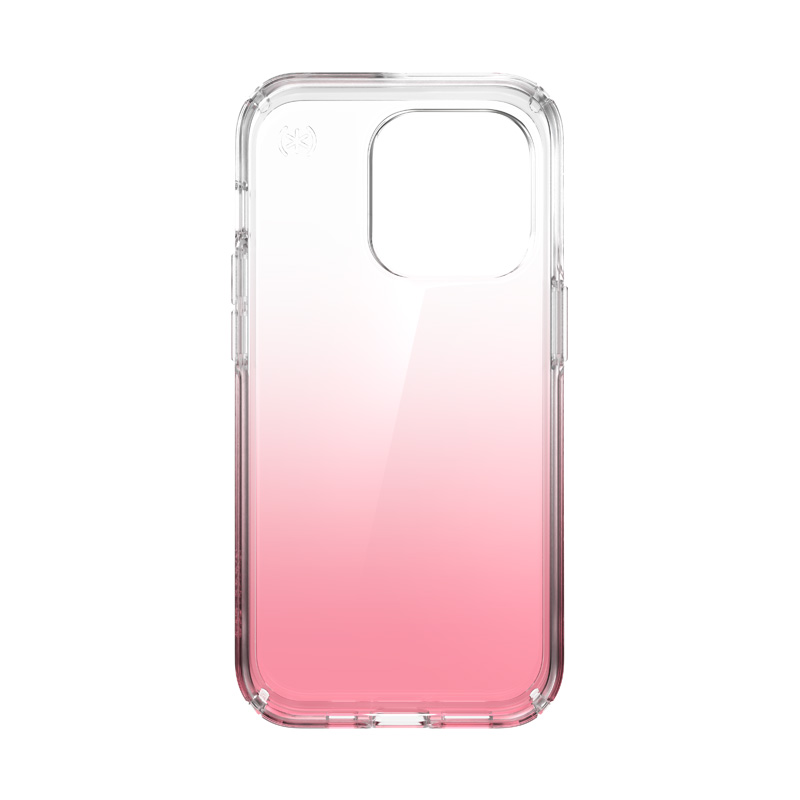 Speck Presidio Perfect-Clear + Ombre - Etui iPhone 14 Pro z powłoką MICROBAN (Clear / Vintage Rose Fade)