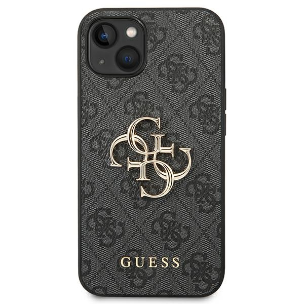 Guess 4G Big Metal Logo - Etui iPhone 14 (szary)