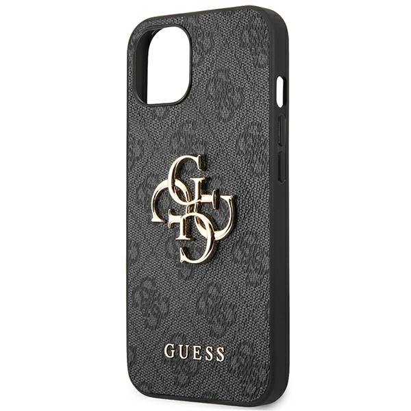 Guess 4G Big Metal Logo - Etui iPhone 14 Plus (szary)