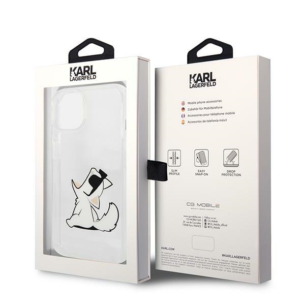 Karl Lagerfeld Choupette Fun Sunglasses - Etui iPhone 14 Plus (przezroczysty)