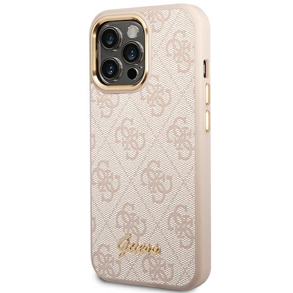 Guess 4G Metal Camera Outline Case – Etui iPhone 14 Pro Max (Różowy)