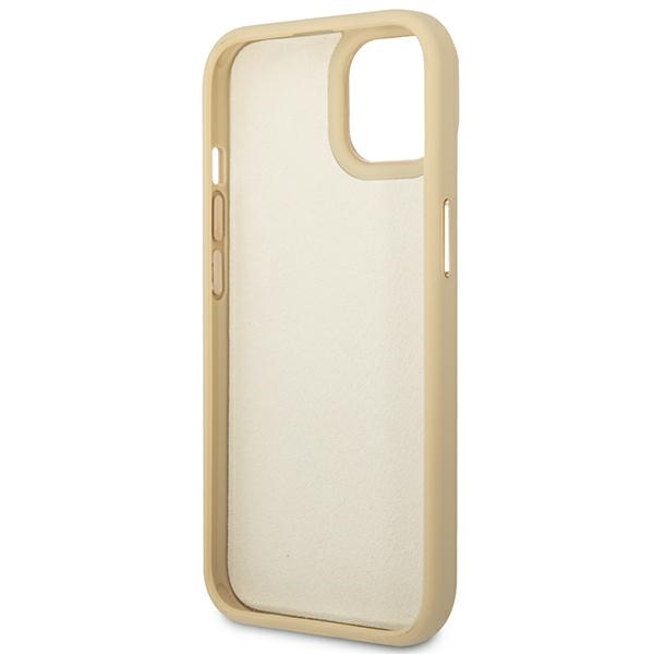 Guess Croco Collection – Etui iPhone 14 Plus (złoty)