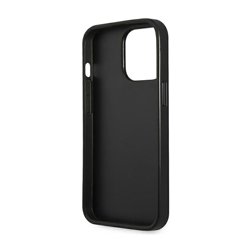 Guess Saffiano Triangle Logo Case – Etui iPhone 14 Pro (czarny)