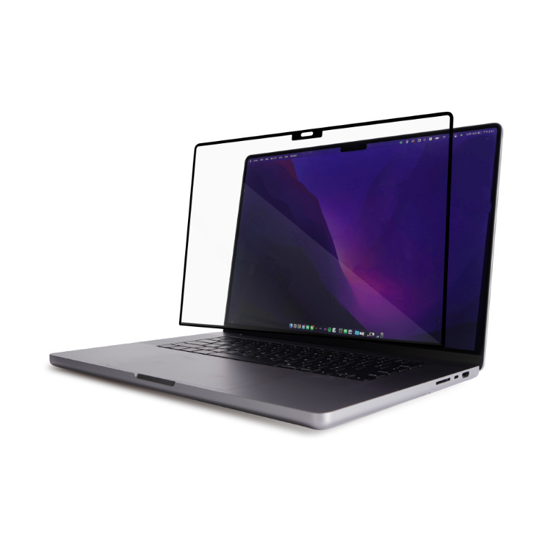 Moshi iVisor XT - Folia ochronna na ekran MacBook Pro 16" (M3/M2/M1/2023-2021) (czarna ramka)