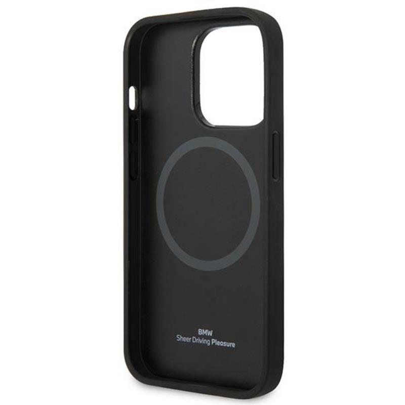 BMW Signature Logo Imprint MagSafe – Etui iPhone 14 Pro (Czarny)